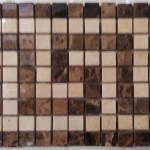 Mozaika Marmurowa Labirynt Fryz wymiary płytki na siatce: 30,5x15,7x1 cm struktura powierzchni: polerowana