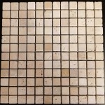 Mozaika Marmurowa Lotus Beż 2,3x2,3 cm wymiary płytki na siatce 30,5x30,5x1 cm struktura powierzchni: antykowana